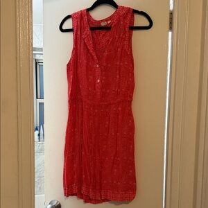 GAP Red Sleeveless Mini Dress